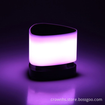 2016 Portable Smart Mobile bluetooth speaker with flashing light bulb